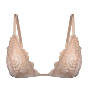 Lace Bra Gold Nude