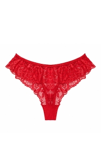 Red Lace Valentina Briefs